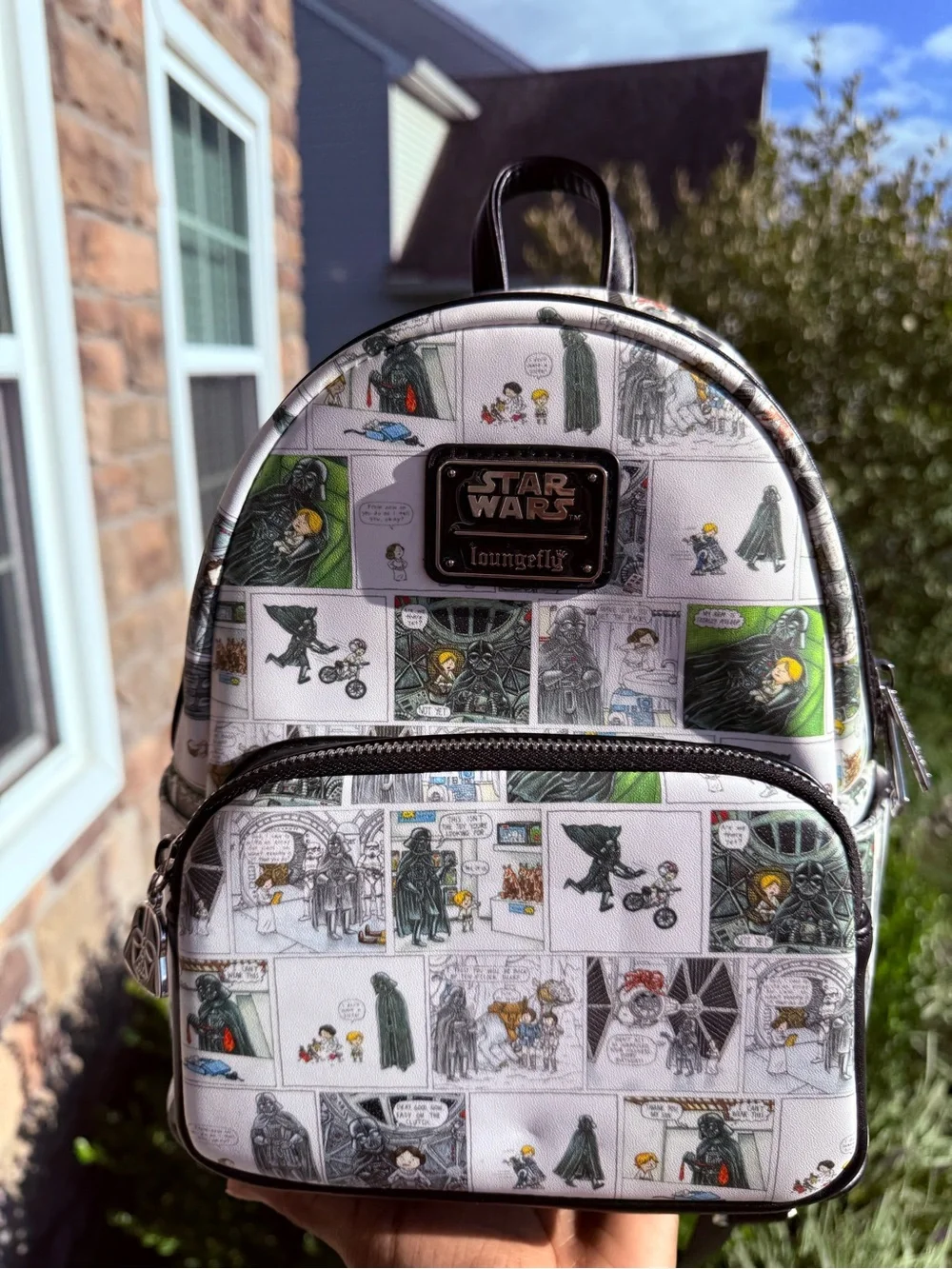 Loungefly Star Wars Darth Vader and Son Comic Mini Backpack Jeffrey Brown